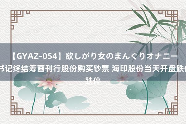 【GYAZ-054】欲しがり女のまんぐりオナニー 书记终结筹画刊行股份购买钞票 海印股份当天开盘跌停